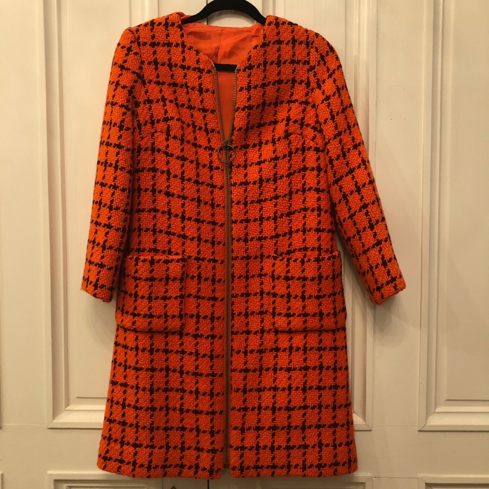 Vintage plaid coat